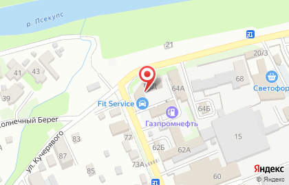 Автосервис FIT SERVICE в Горячем Ключе на карте