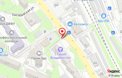 Продуктовый магазин Юпитер в Первореченском районе на карте