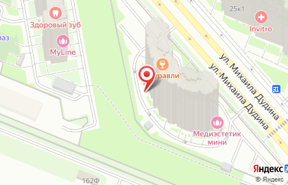 Бассейн ВМФ на метро Парнас на карте