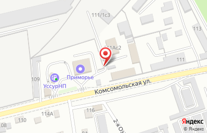 Магазин автозапчастей на Комсомольской на карте