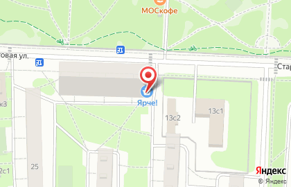 Супермаркет Ярче! в Москве на карте