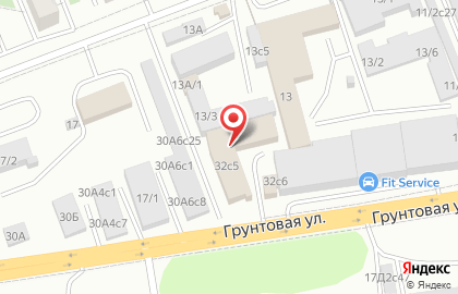 Автомойка Crystal на Грунтовой улице на карте