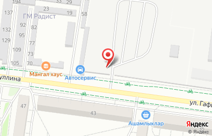 Автостоянка в Казани на карте