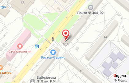 Магазин разливного пива Креветка в Волгограде на карте