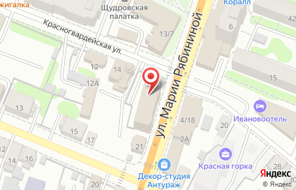 Учебный центр Знание на улице Марии Рябининой на карте