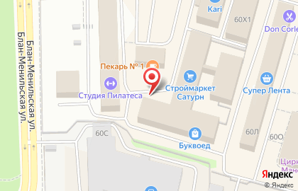 Книжно-канцелярский магазин Буквоед на Санкт-Петербургском проспекте на карте