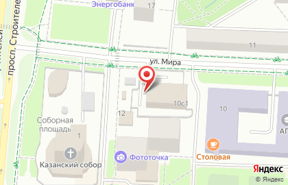 Городской информационный сервис 2ГИС на улице Мира на карте