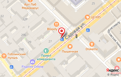 Клубный ресторан VSЁХОРОШО! на Садовой улице, 27 на карте