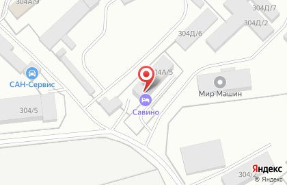 Гостиница-хостел Савино на карте
