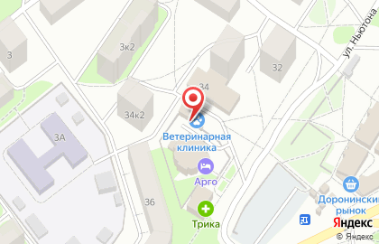Ветеринарная клиника в Ярославле на карте