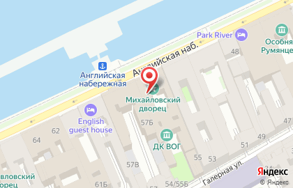 Банкетный зал в Санкт-Петербурге на карте
