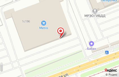 Оптово-торговый центр METRO Cash & Carry в Кировском районе на карте