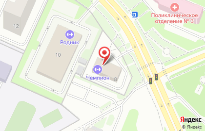 Спортивный центр для всей семьи Чемпион в Калининском районе на карте