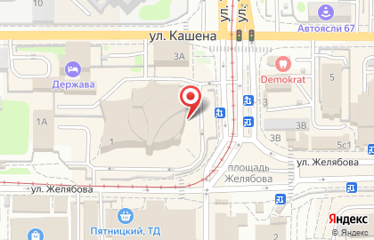Аптека Смоленск-Фармация на улице Желябова на карте