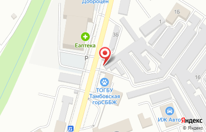 СТО в Тамбове на карте