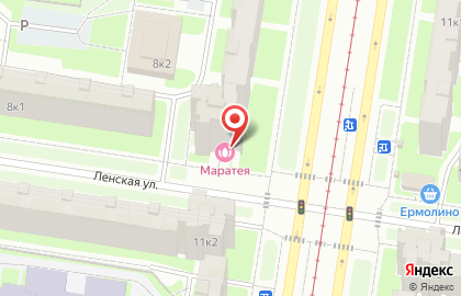 Продуктовый магазин в Санкт-Петербурге на карте