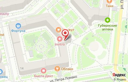 Магазин редкостей Старивина на улице Петра Ломако на карте