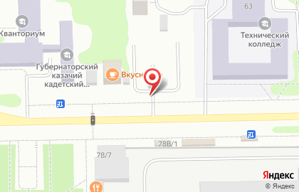 Автостоянка в Ульяновске на карте