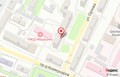 Аптека ОренЛек на улице Орлова на карте