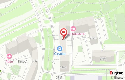 Ателье в Москве на карте