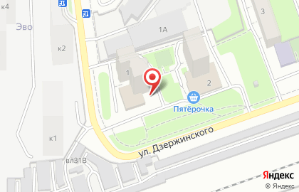 Компания Кубки-Олимп на улице Дзержинского на карте