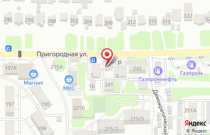Мясной магазин в Ставрополе на карте
