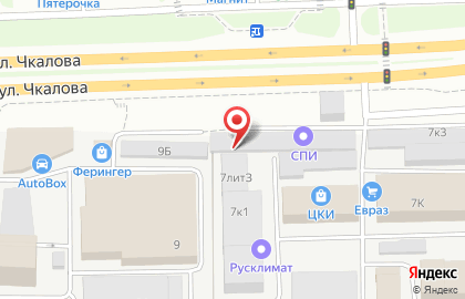 Maxi-shina в Свердловском районе на карте
