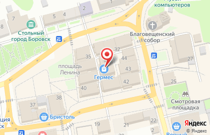 Супермаркет Пятёрочка на улице Ленина на карте