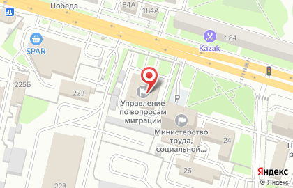 Управление Федеральной миграционной службы по Пензенской области на карте