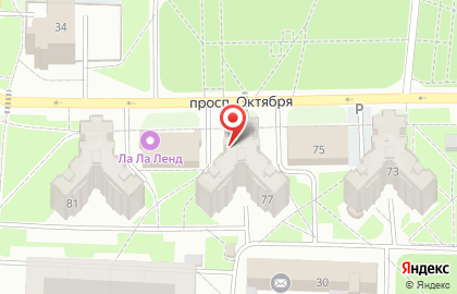 Агентство печатей и штампов Штамплиер на проспекте Октября на карте
