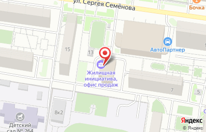 ДЮСШ №7, Семеновец, по хоккею на карте