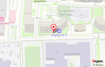Общежитие, ВШЭ на улице Дениса Давыдова на карте