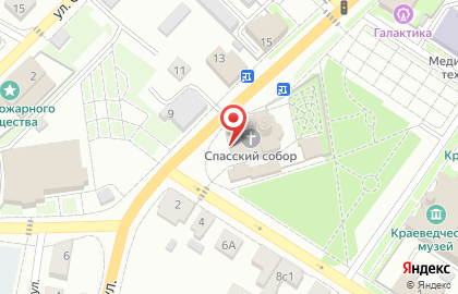 Спасский кафедральный собор на Комсомольской на карте