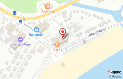 Банкомат АКБ Росбанк на Лазурной улице на карте