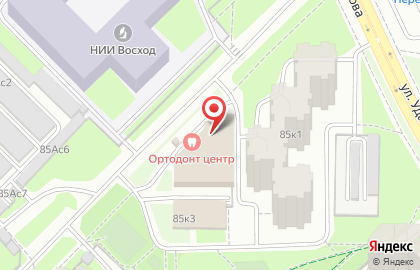 Клиника косметологии ЛИНЛАЙН на улице Удальцова на карте