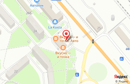 Предприятие быстрого обслуживания Макдоналдс на улице М.Горького на карте