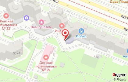 Магазин-мастерская б/у техники В Питере быт на Гражданском проспекте на карте
