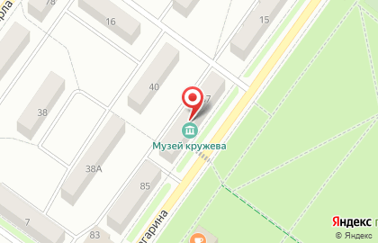 Киоск по продаже печатной продукции на улице Гагарина на карте
