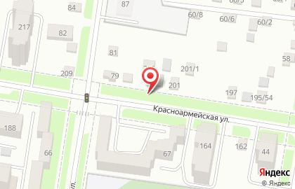 Авторемонтная мастерская на Красноармейской улице на карте