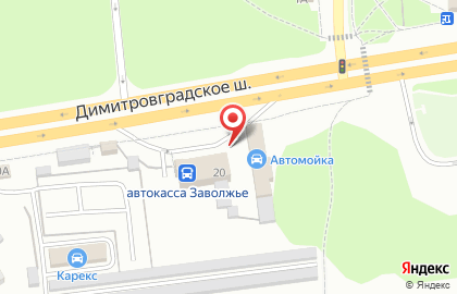 Афганец на Димитровградском шоссе на карте