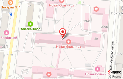 Медицинское объединение Новая больница на карте