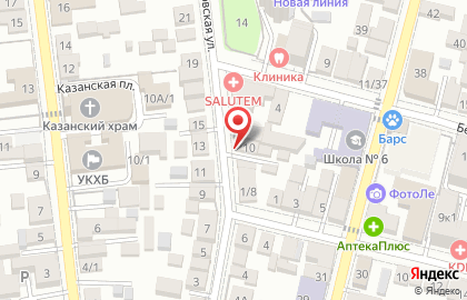 Константа на Московской улице на карте