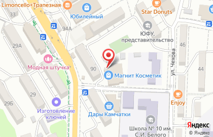 Магазин профессиональной косметики КрасиваЯ на Донской улице на карте