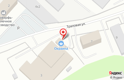 Магазин Окраина вкуснее в Мурманске на карте