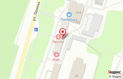 Центр диагностики и лечения Лайт на улице Ленина на карте
