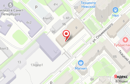 Автомойка в Санкт-Петербурге на карте