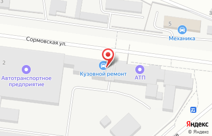 Клуб любителей мототехники Снежный Регион на Сормовской улице на карте