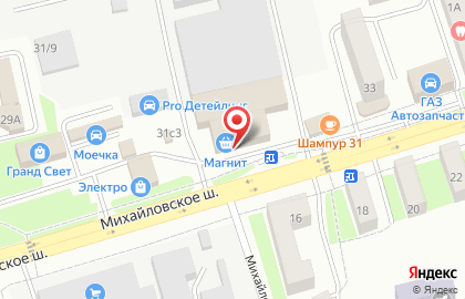 Твой Кофе на Михайловском шоссе на карте