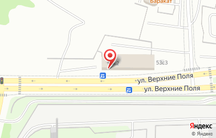 Чайхана Восток на улице Верхние Поля на карте