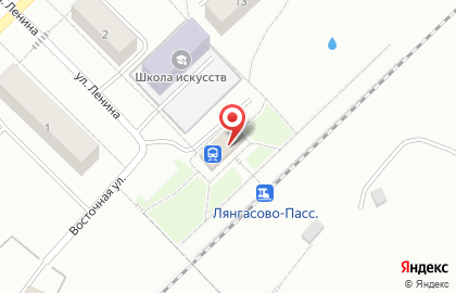 Железнодорожный вокзал Лянгасово на карте